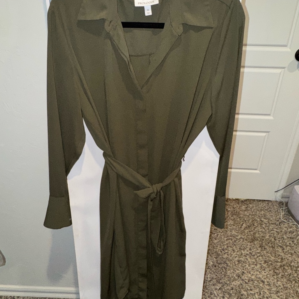 Olive Green Women's Dress